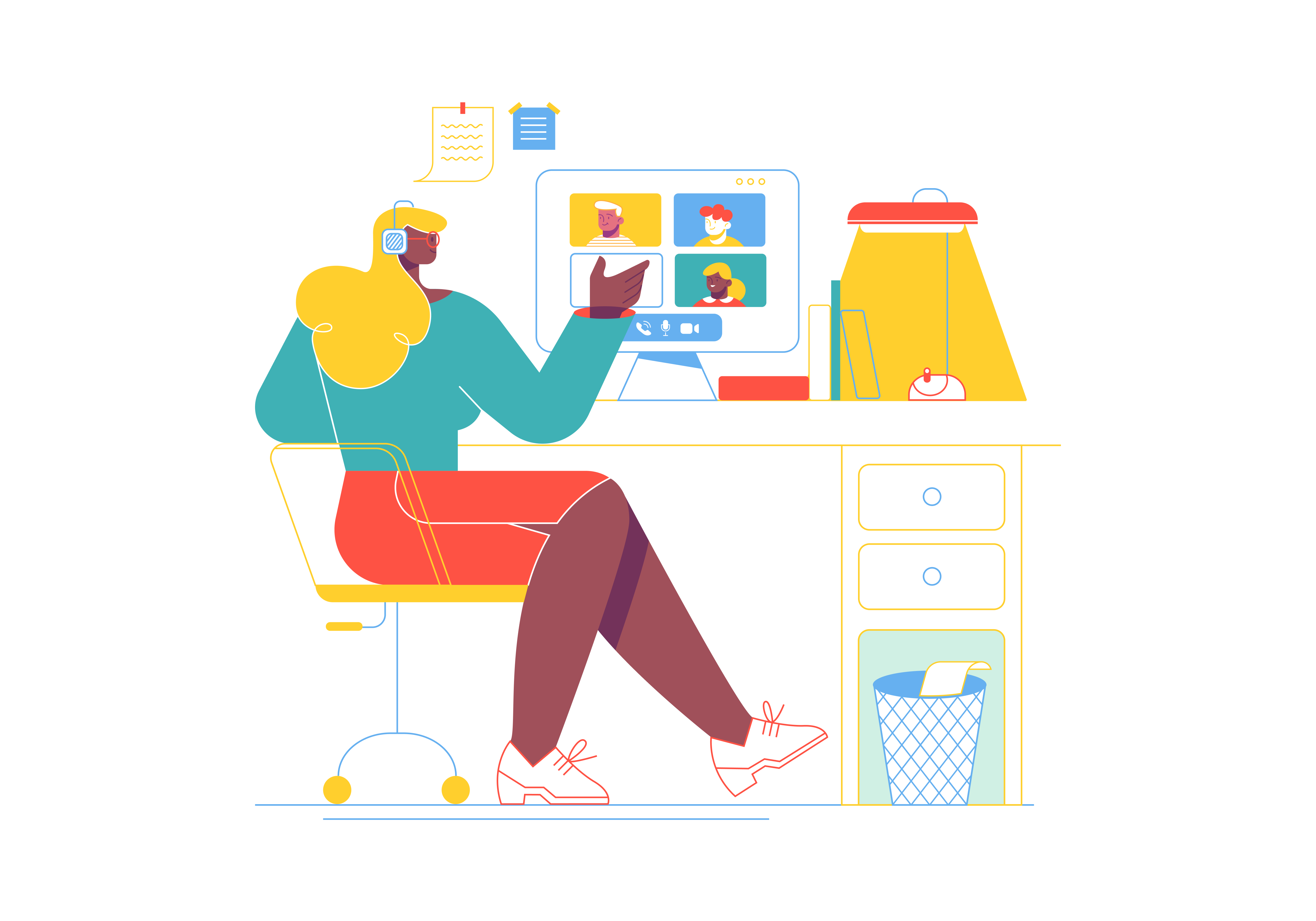 Students in Executive Master Learning Environment